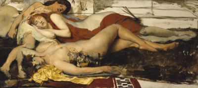 Exhausted Maenides After the Dance – Sir Lawrence Alma Tadema, 1874