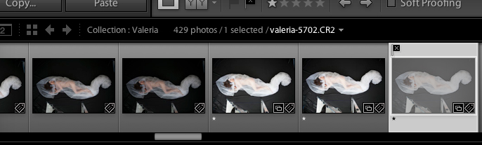 valeria in Lightroom