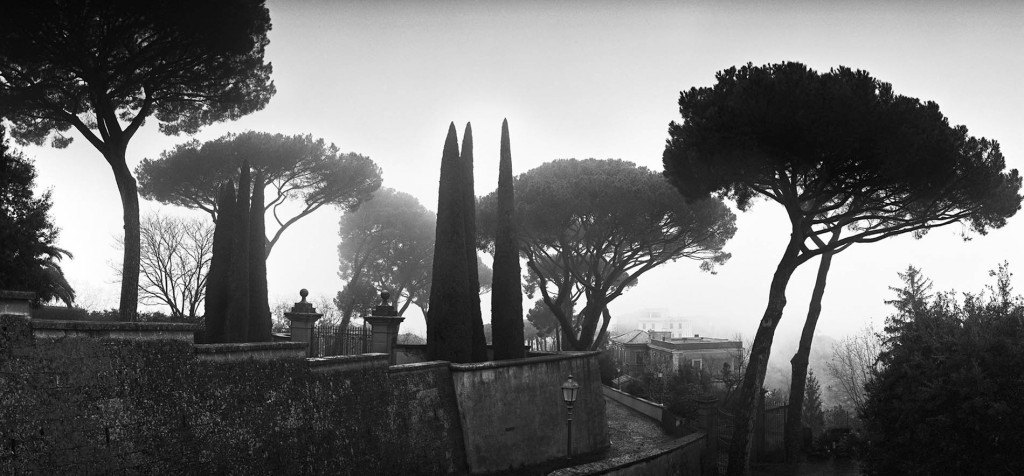Castel Gandolfo in the fog